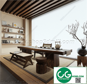 Tea Room 63 3D Model